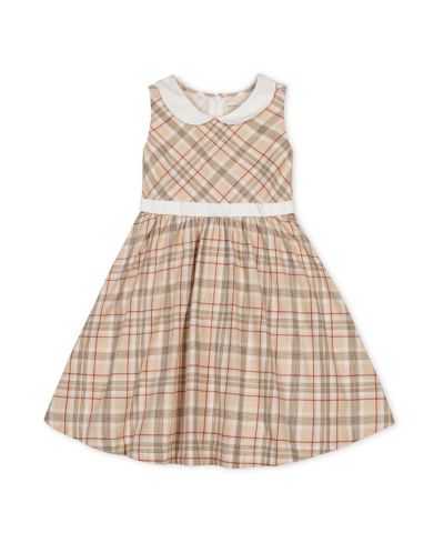 Детское нарядное платье Hope & Henry Organic Sleeveless с воротником Питер Пэн