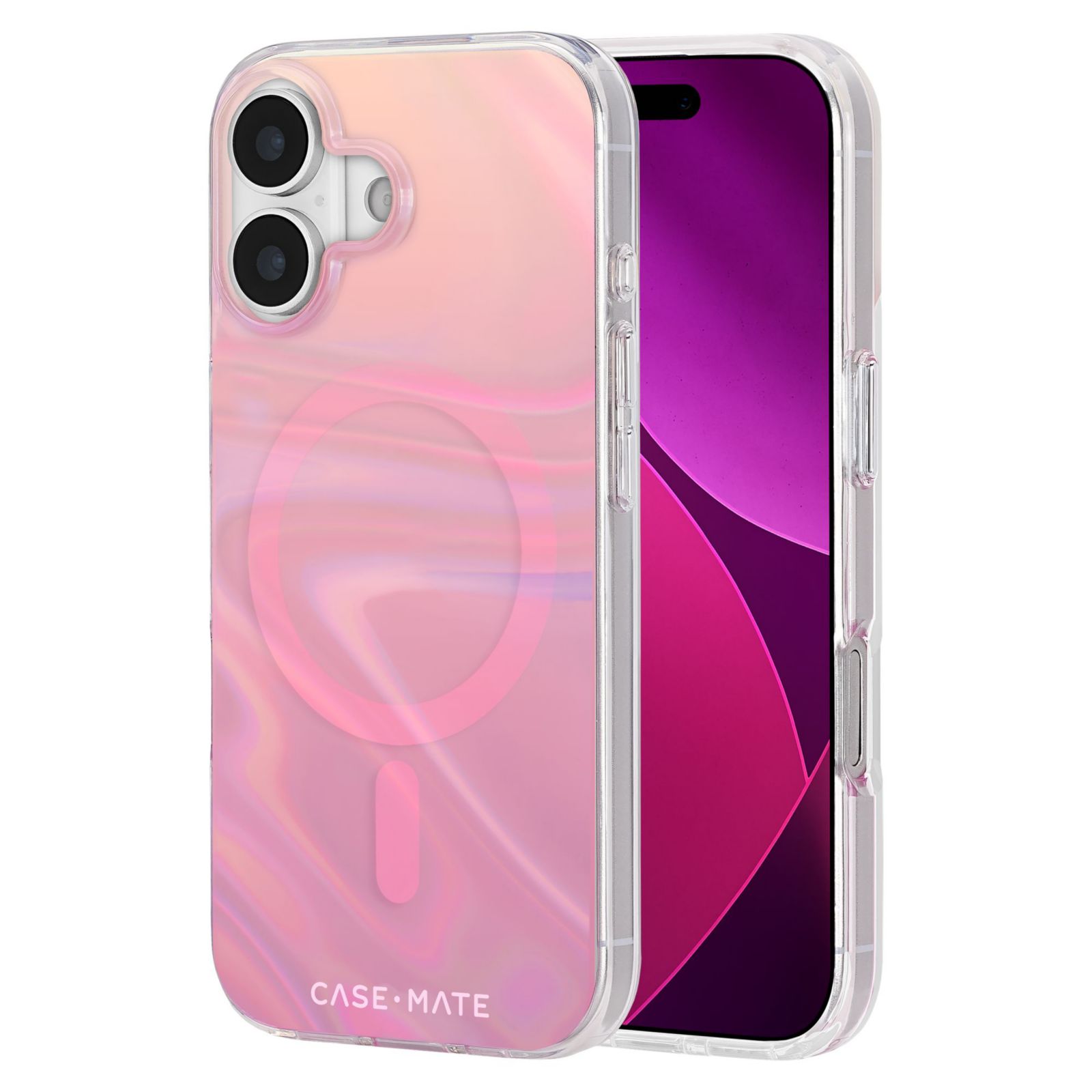 Чехол Case-Mate Peach Soap Bubble MagSafe для Apple iPhone 17