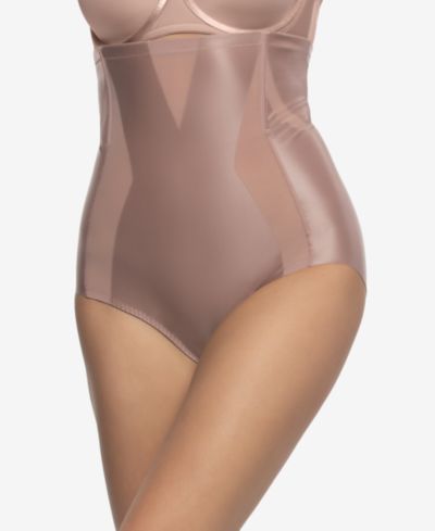 Felina Женские утягивающие трусики Uplifted Satin Mesh Body Mapped High-Waist