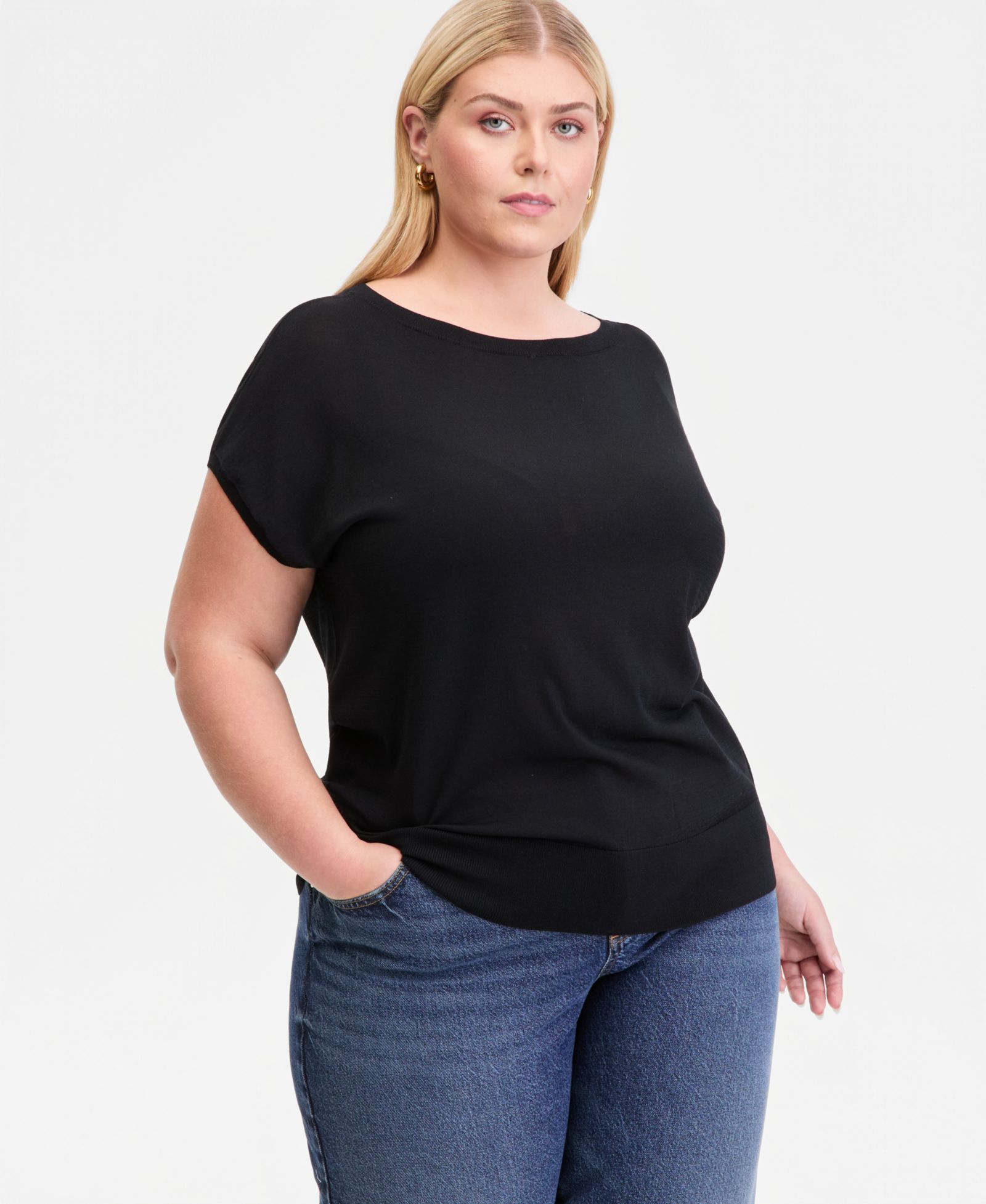 I.N.C. International Concepts Plus Size Dolman-Sleeve Sweater, Macy's Exclusive