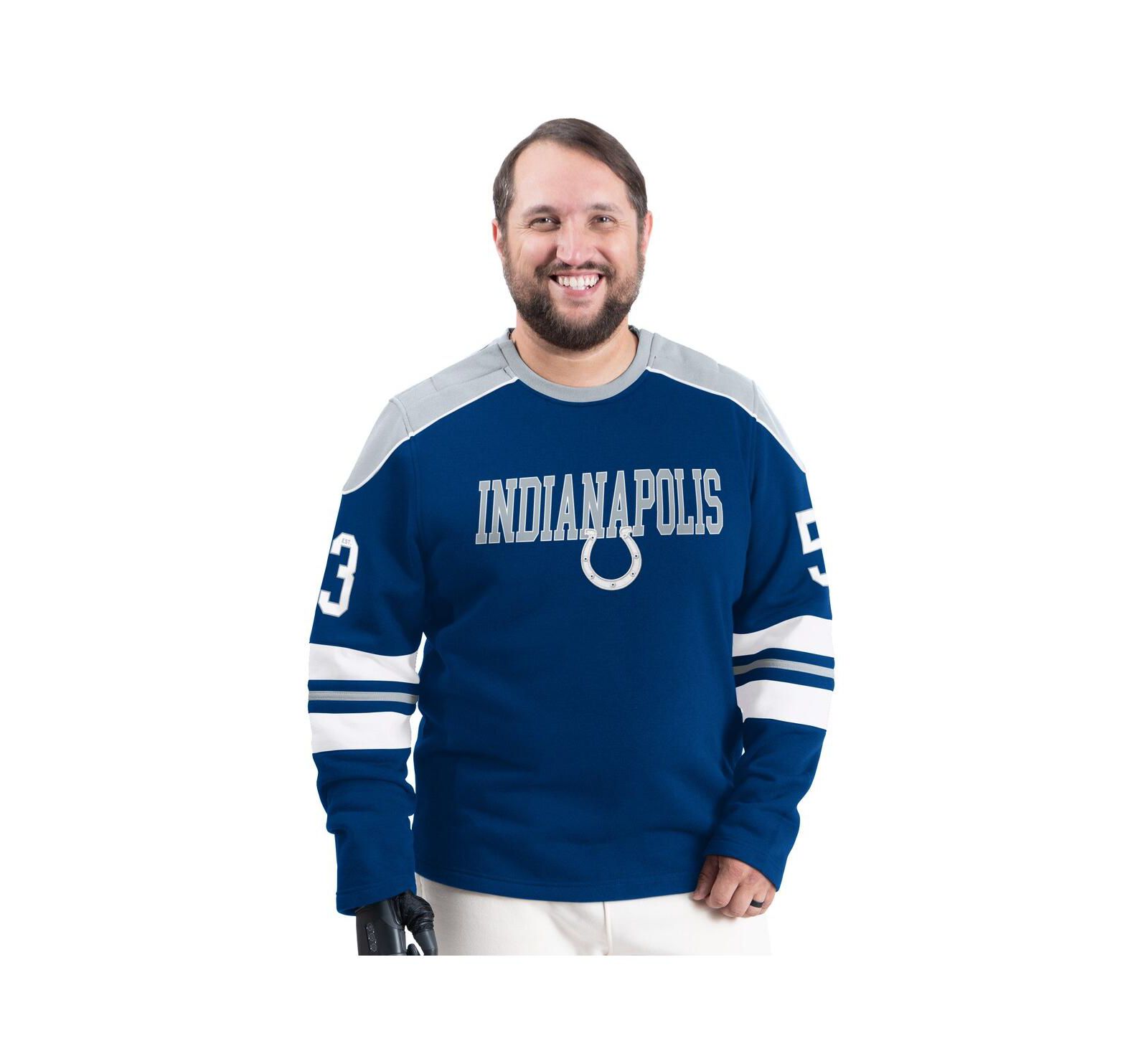 Мужское свитшот G-III Sports by Carl Banks Indianapolis Colts