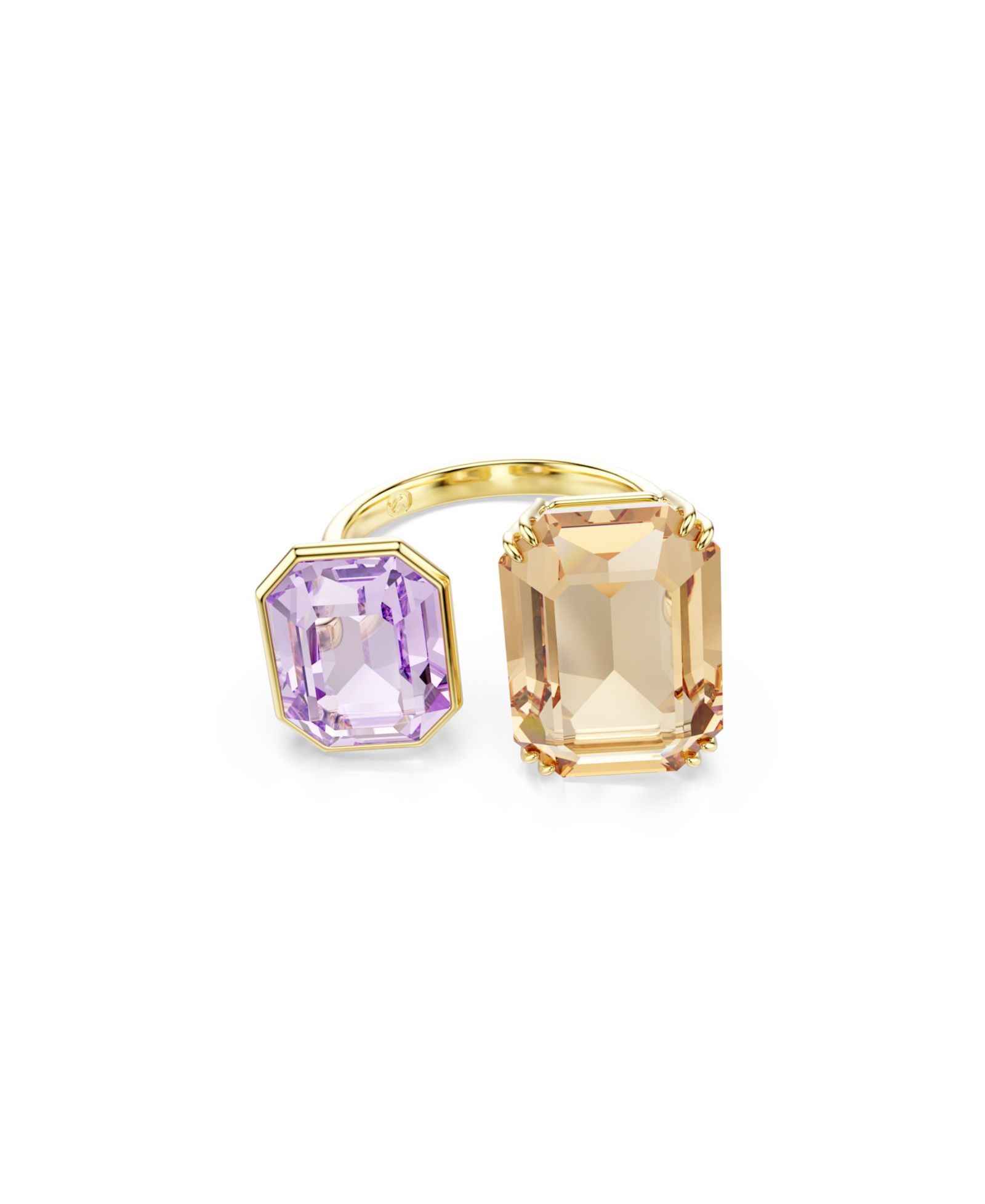 Swarovski открытое кольцо Millenia Gold-Tone Plated Multicolored