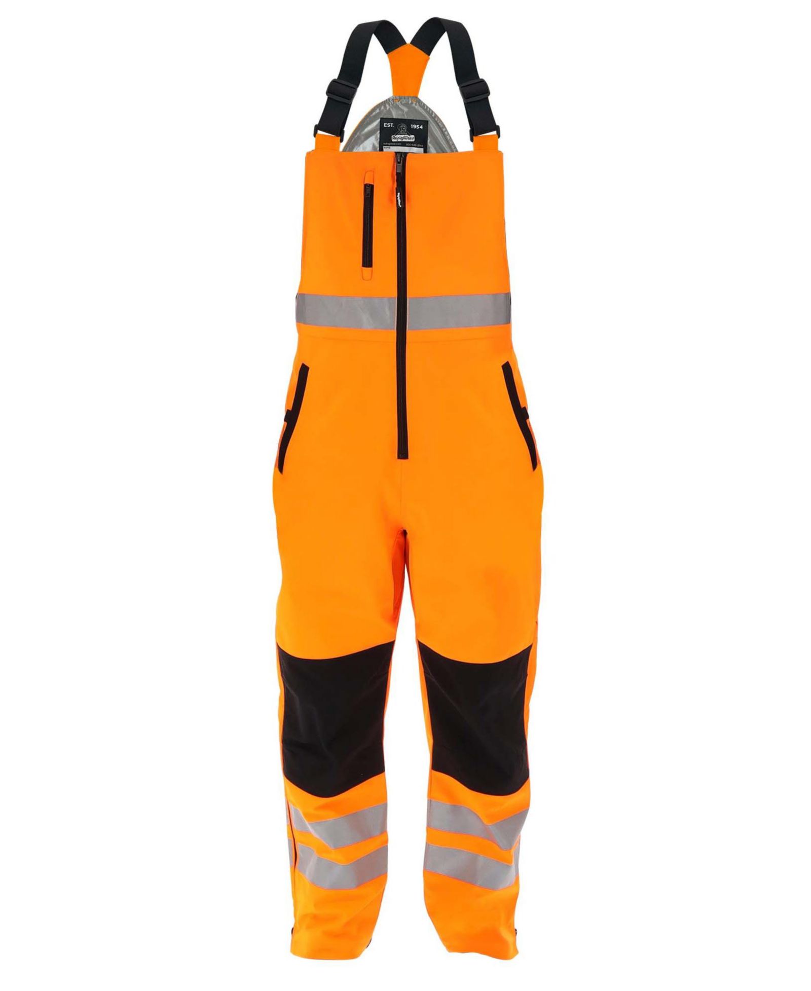 RefrigiWear Men's Lightweight HiVis Work Overalls