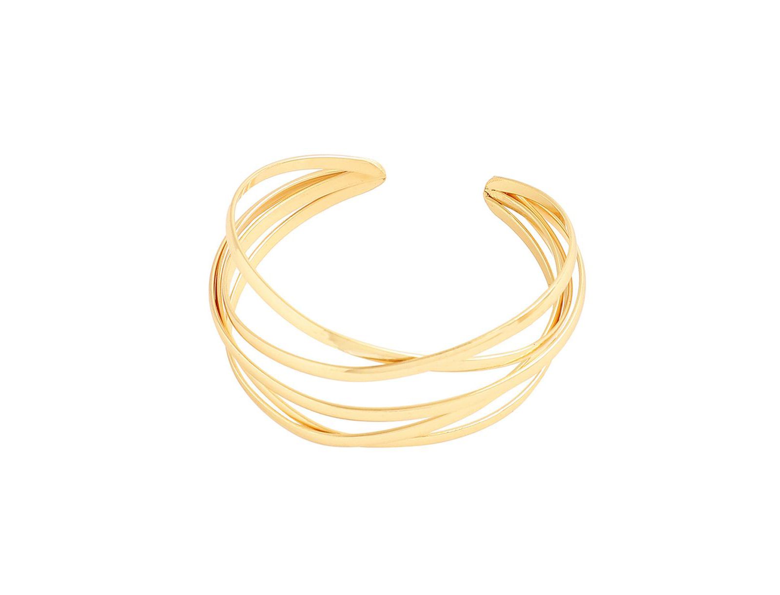Женский браслет SOHI Overlap Cuff