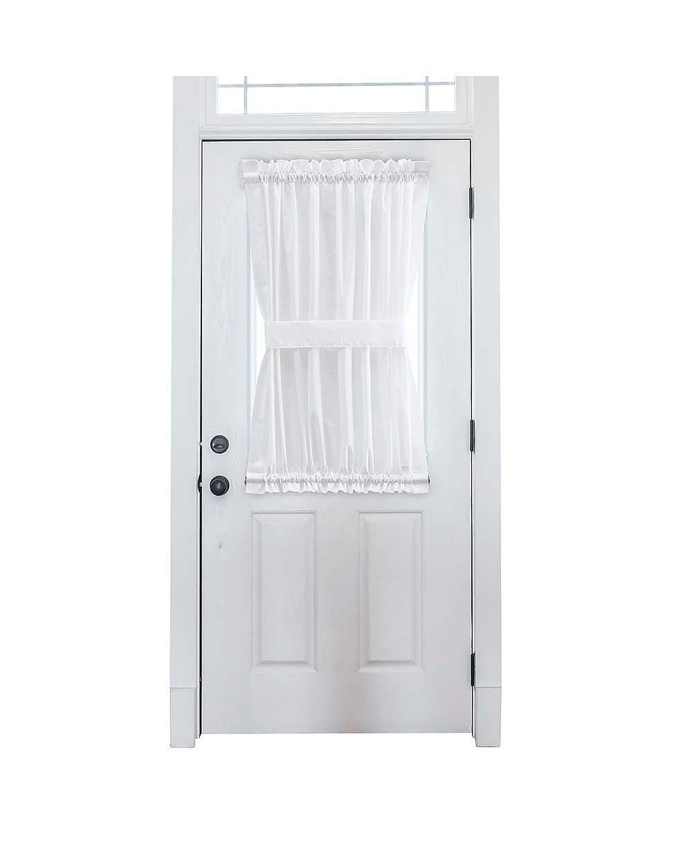 Ellis Curtain Stacey Rod Pocket High Quality Fabric Solid Color Door Panel