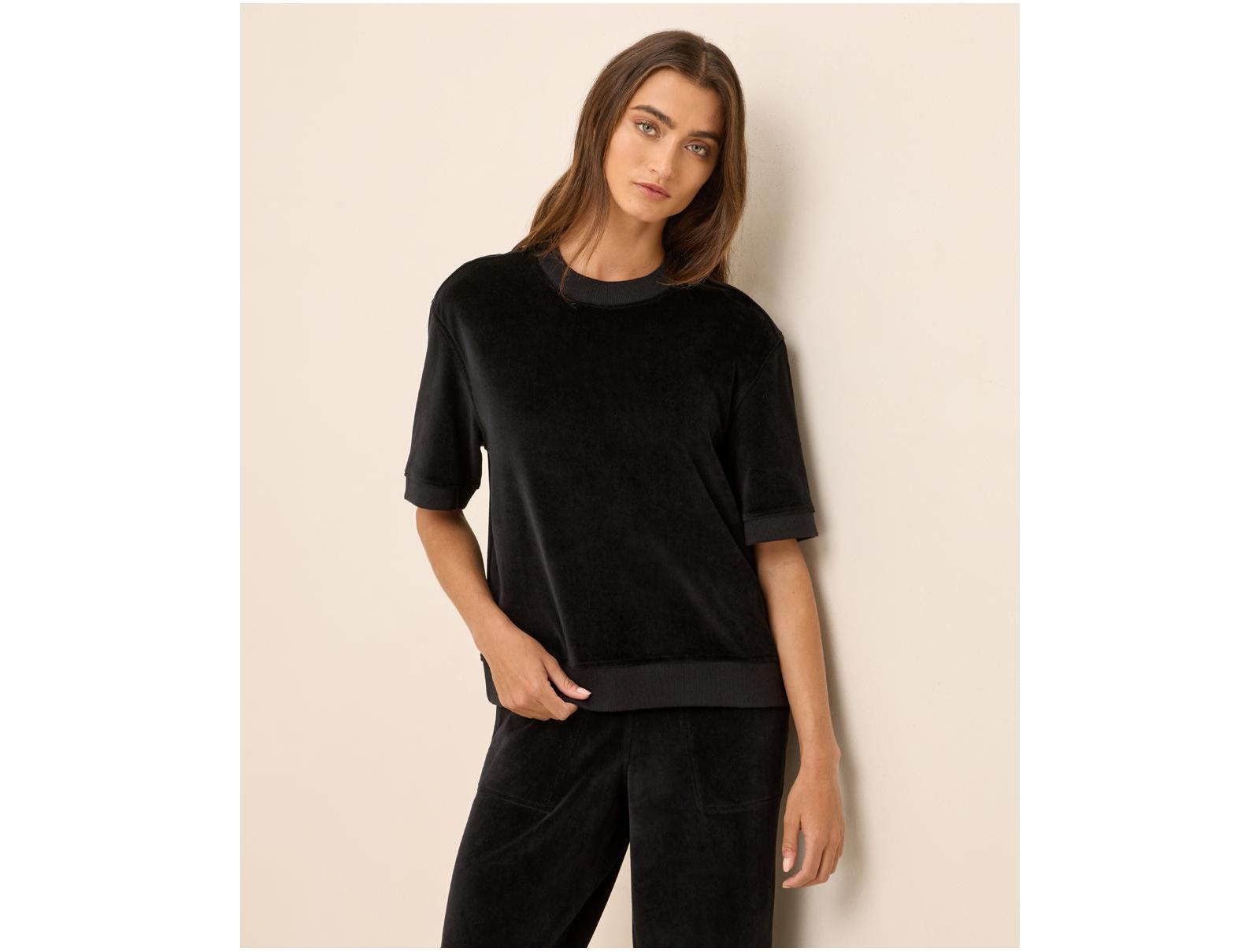 Pact Women's Organic Cotton Velour T-Shirt