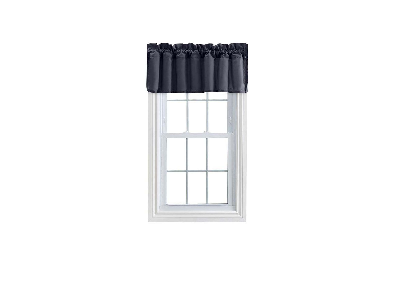 Карниз Ellis Curtain Stacey 3" из высококачественной ткани сплошного цвета с подкладкой