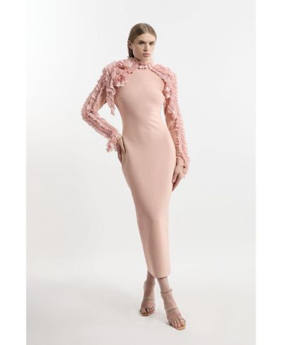 Женское платье Karen Millen Bandage Rosette Midi Detail