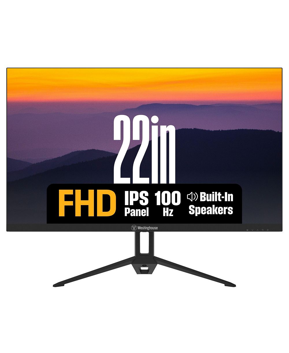 Монитор Westinghouse WH22FA9600, 22 дюйма, IPS, Full HD, 100 Гц, с встроенными динамиками, HDR и Adaptive Sync