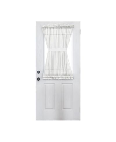 Полупрозрачная штора Ellis Curtain Shadow Stripe 1.5" с карманом для штанги, цвет white