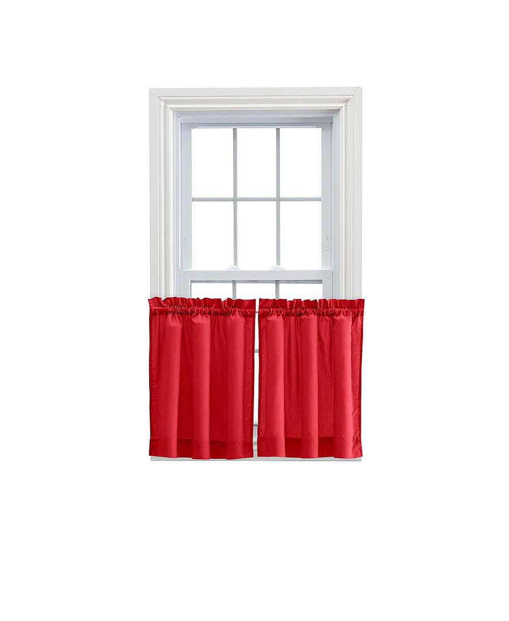 Парные шторы Ellis Curtain из высококачественной ткани, однотонные, с карманом для штанги
