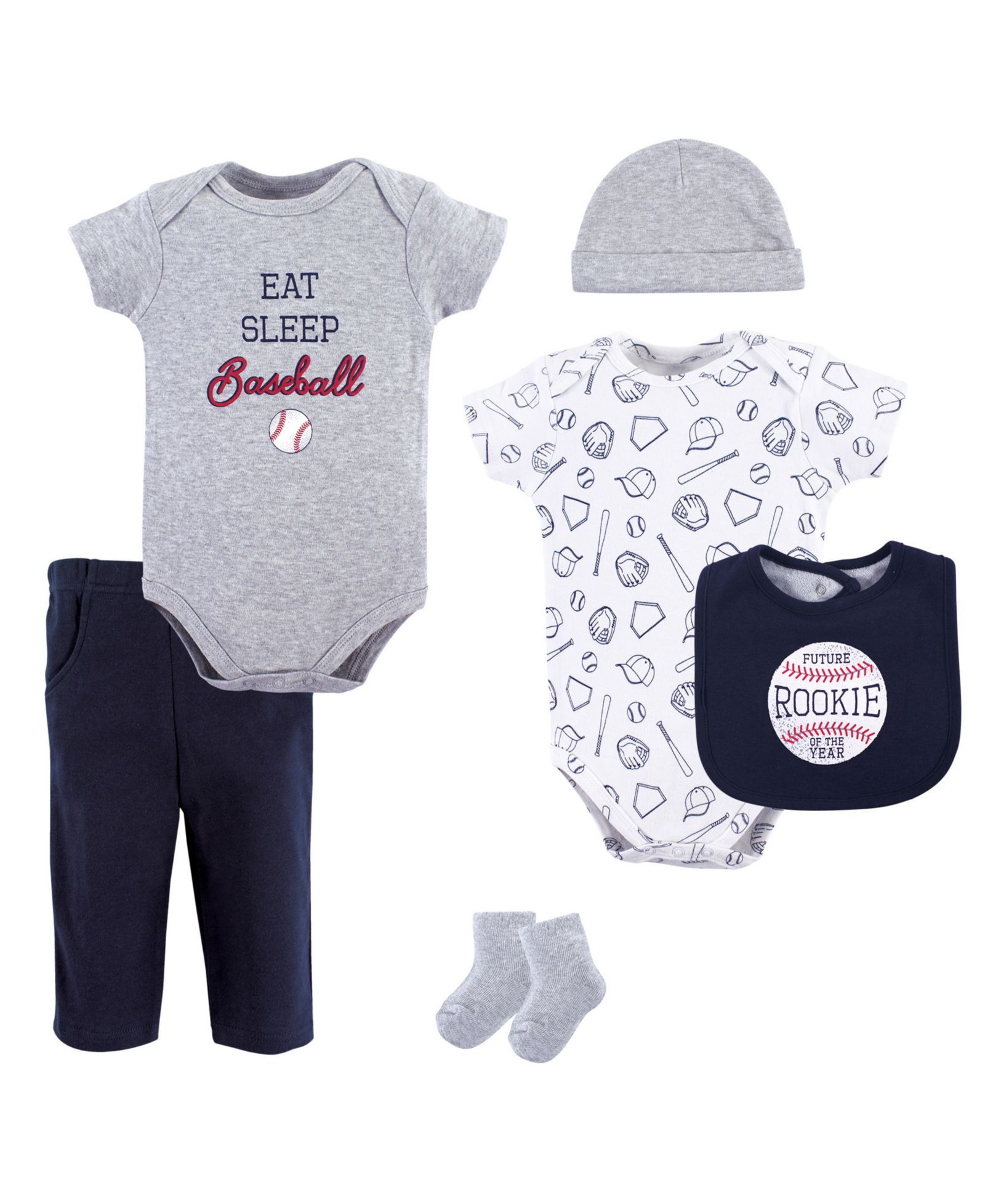 Детский набор Hudson Baby Boys Hudson Soft Cotton Essentials
