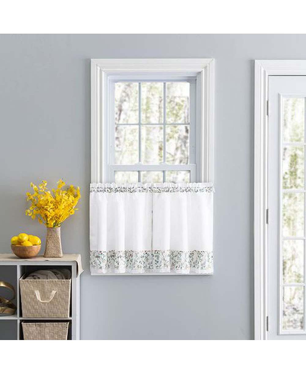 Ellis Curtain занавеска с цветочным узором Ellis Country Floral и кружевной каймой