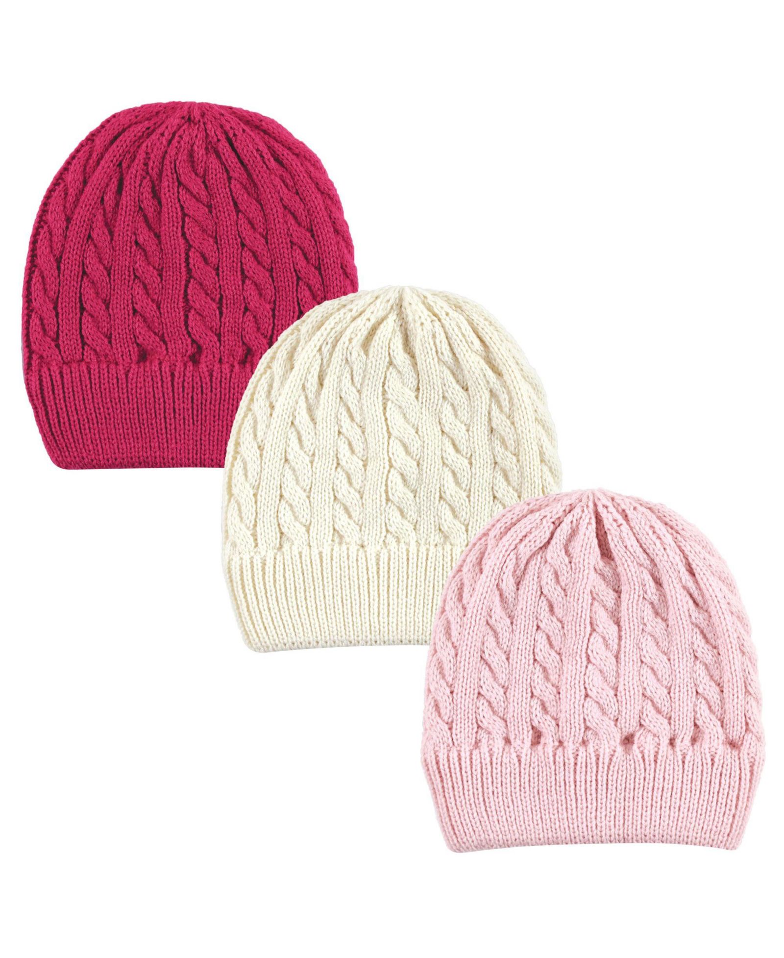 Hudson Baby Unisex Triple Knit Hat Set