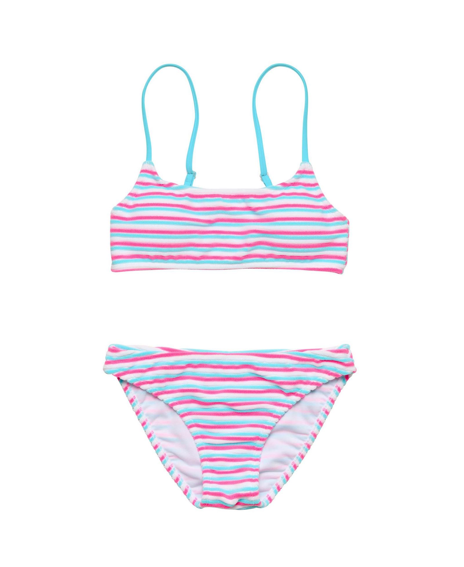 Бикини Snapper Rock Big Girls Sorbet Stripe Teen Crop
