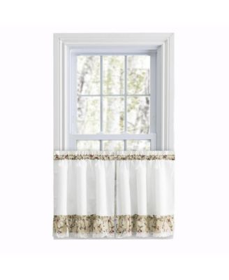 Занавески Ellis Curtain Cherries Ruffled 1.5" Rod Pocket