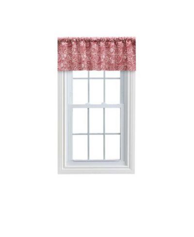 Декоративный ламбрекен Ellis Segovia Printed Paisley Pattern 50"x16" Red