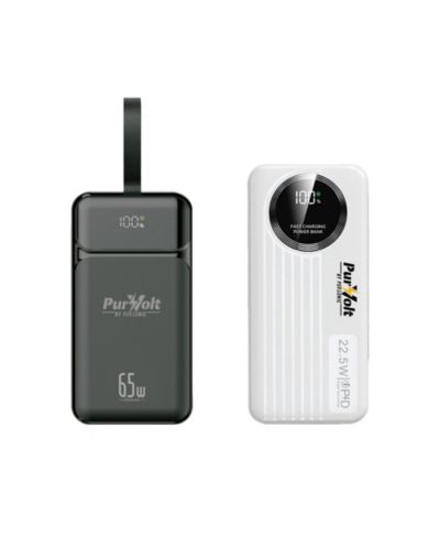 Pursonic Набор PurVolt 40,000mAh Power Bank + LED Power Bank с кабелями