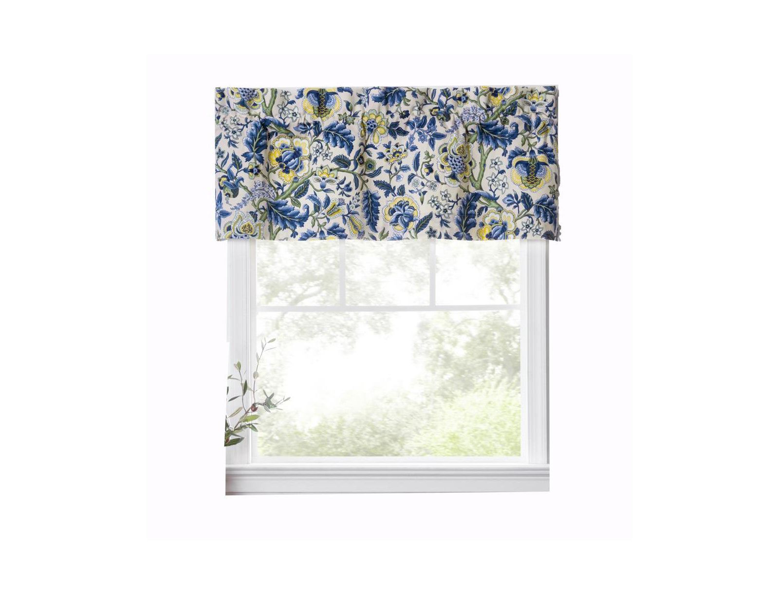 Ellis Curtain Regency Straight 3" Rod Pocket Valances for Windows