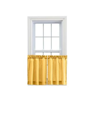Ellis Curtain парная штора для окон с карманом 1.5" из высококачественной ткани однотонная