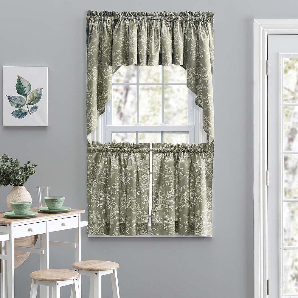 Шторы Ellis Curtain Lexington с узором листьев