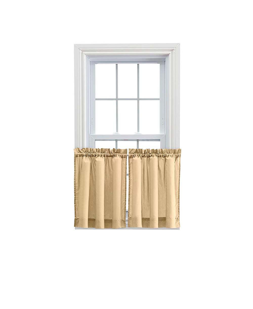 Комплект из 2 пар штор Ellis Stacey Solid Color High Quality Fabric Tailored Tier