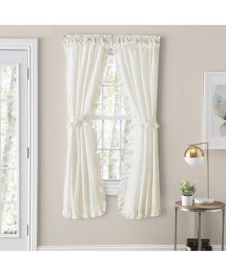 Шторы Ellis Curtain Home Classic Narrow Ruffle 2-Piece, 80" X 36"