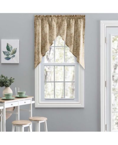 Ellis Curtain Lexington шторы с узором листьев