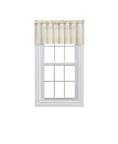 Декоративная оконная валенс Ellis Curtain Shadow Stripe 82"x12" Natural