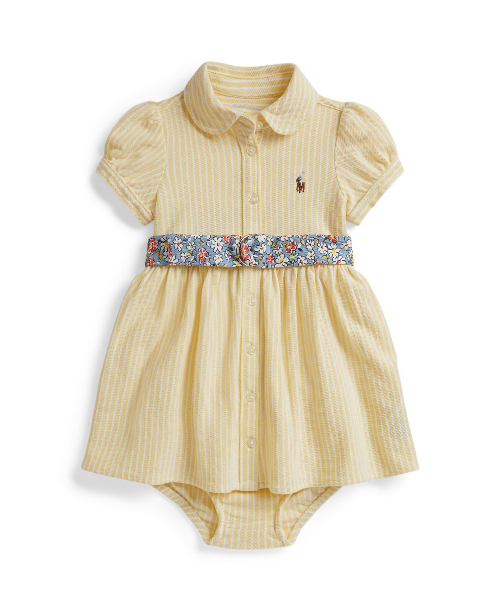 Polo Ralph Lauren Набор из платья и подгузников Polo Club для девочек, 2-Piece Set