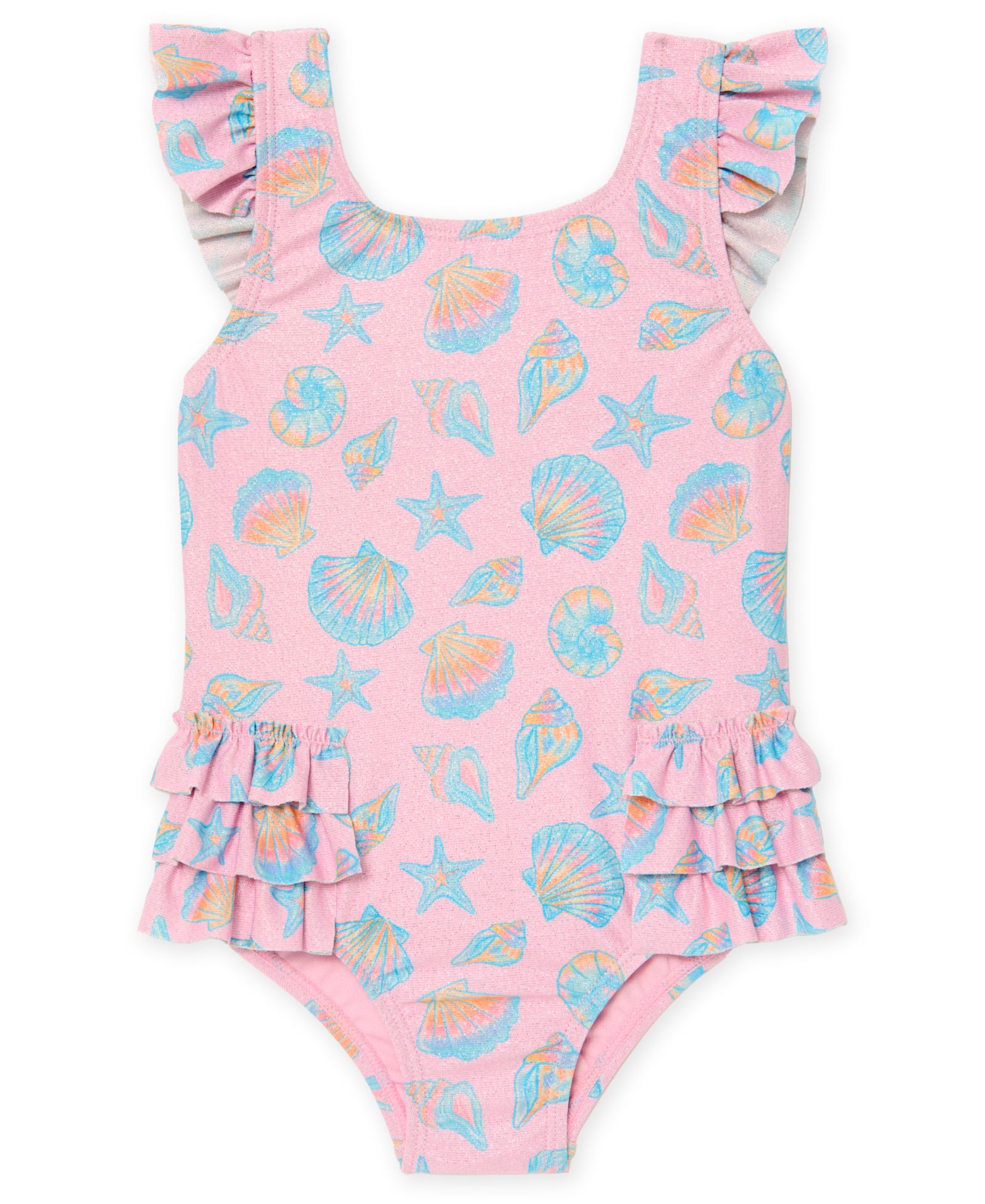 Angel Beach детский слитный купальник с квадратным вырезом, 2T-5T