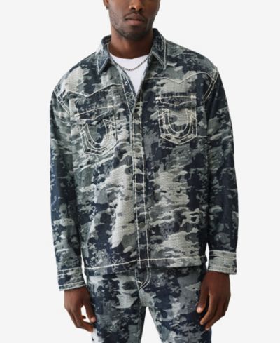 Мужская футболка True Religion Long-Sleeve Jacquard Western Super-T