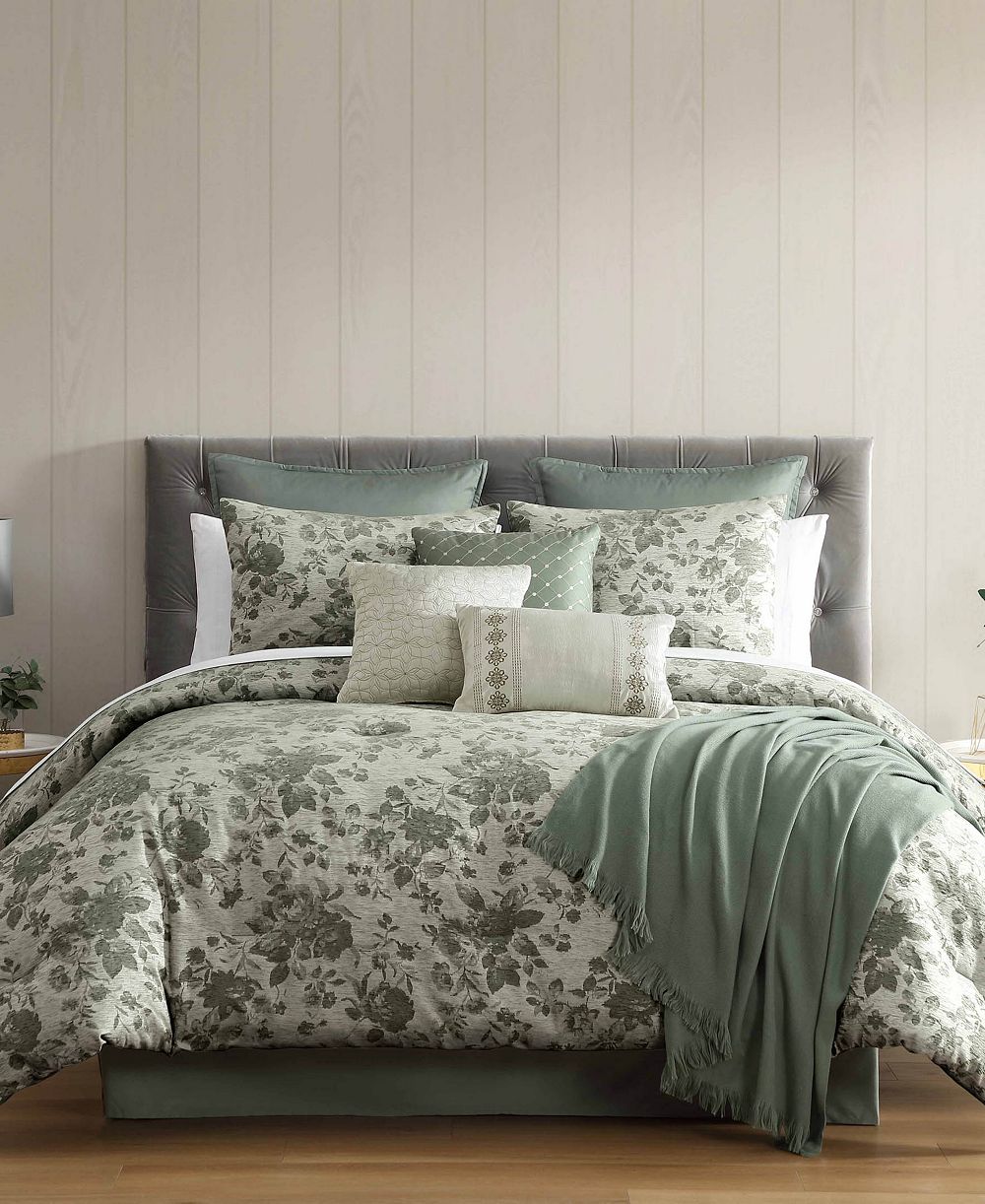 Комплект постельного белья Macy's Guthrie Floral, 14-Pc. Comforter Set, Queen