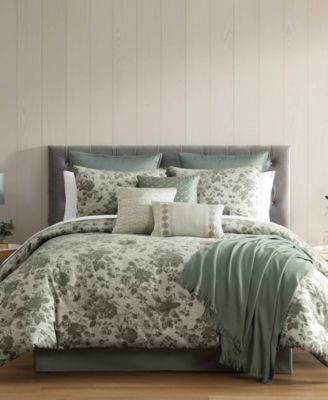 Macy's Guthrie Floral 14-Pc. Comforter Set, Queen