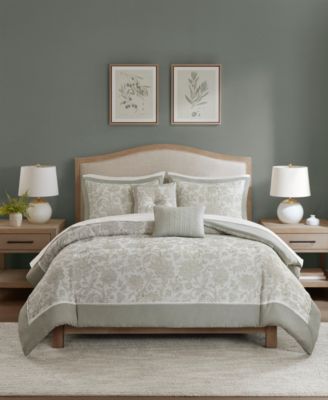 Комплект постельного белья Addison Park Fiona Floral 9-Pc. Full