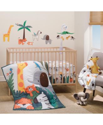 Bedtime Originals Baby Lollipop Jungle 3-Piece Nursery Crib Bedding Set