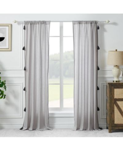 Шторы Greenland Home Fashion Monterrey 42" x 84" серые