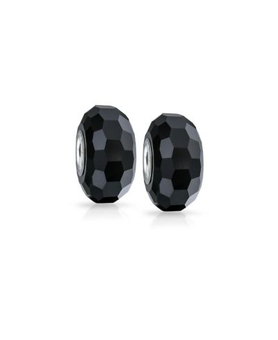 Набор из 2 стеклянных бусин Bling Jewelry с сердечником из стерлингового серебра