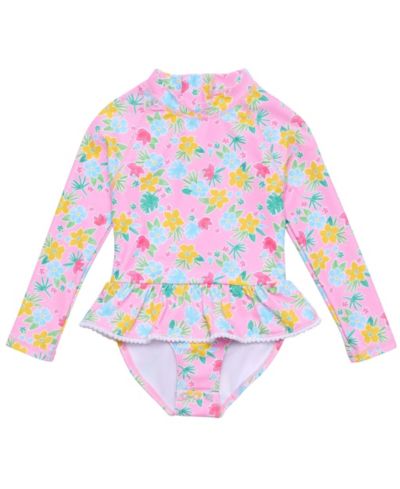 Snapper Rock детский серф-костюм с юбкой Buttercup Bloom для девочек