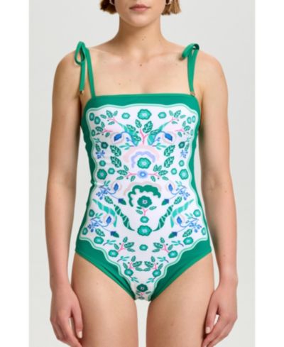 Jessie Zhao New York Women's Botanic Reversible One-Piece Swimsuit