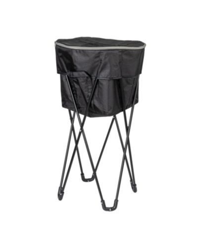 Household Essentials Thermal Standing Cooler with Travel Bag, Black