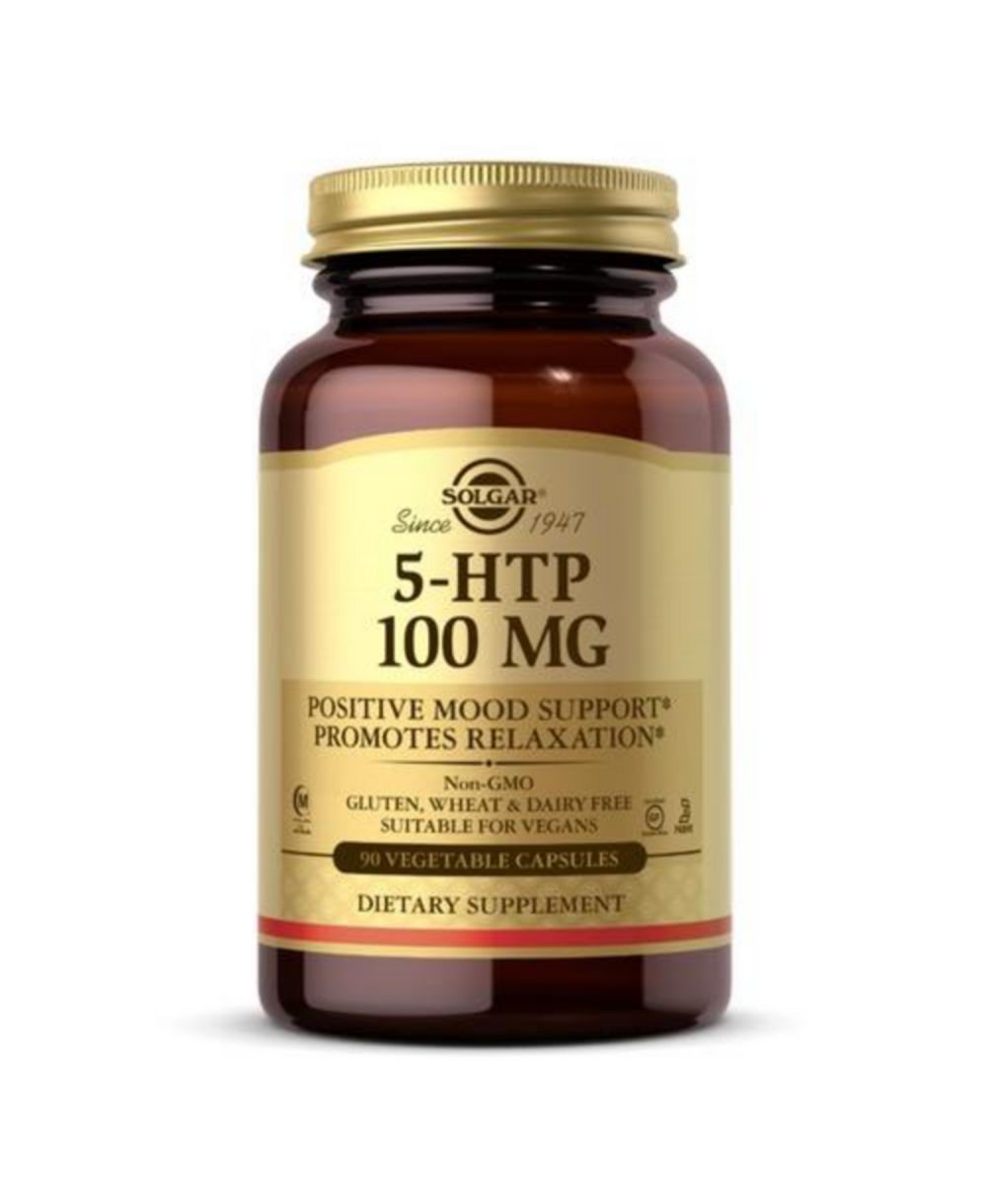 Добавка Solgar 5-HTP, 100 mg, 90 вегетарианских капсул