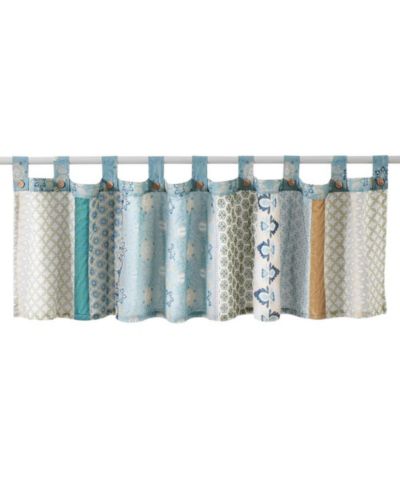 Занавеска Greenland Home Fashions Thalia Stylized Florals and Geometric Prints Bohemian Ultimate Comfort 84"x21"