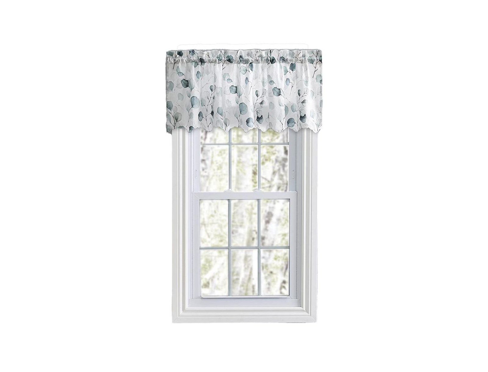 Декоративная занавеска Ellis Curtain Eucalyptus Crushed Taffeta 48x15"