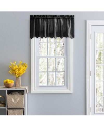 Ellis Curtain Portland Crushed Taffeta Rod Pocket Valance - 48x15"