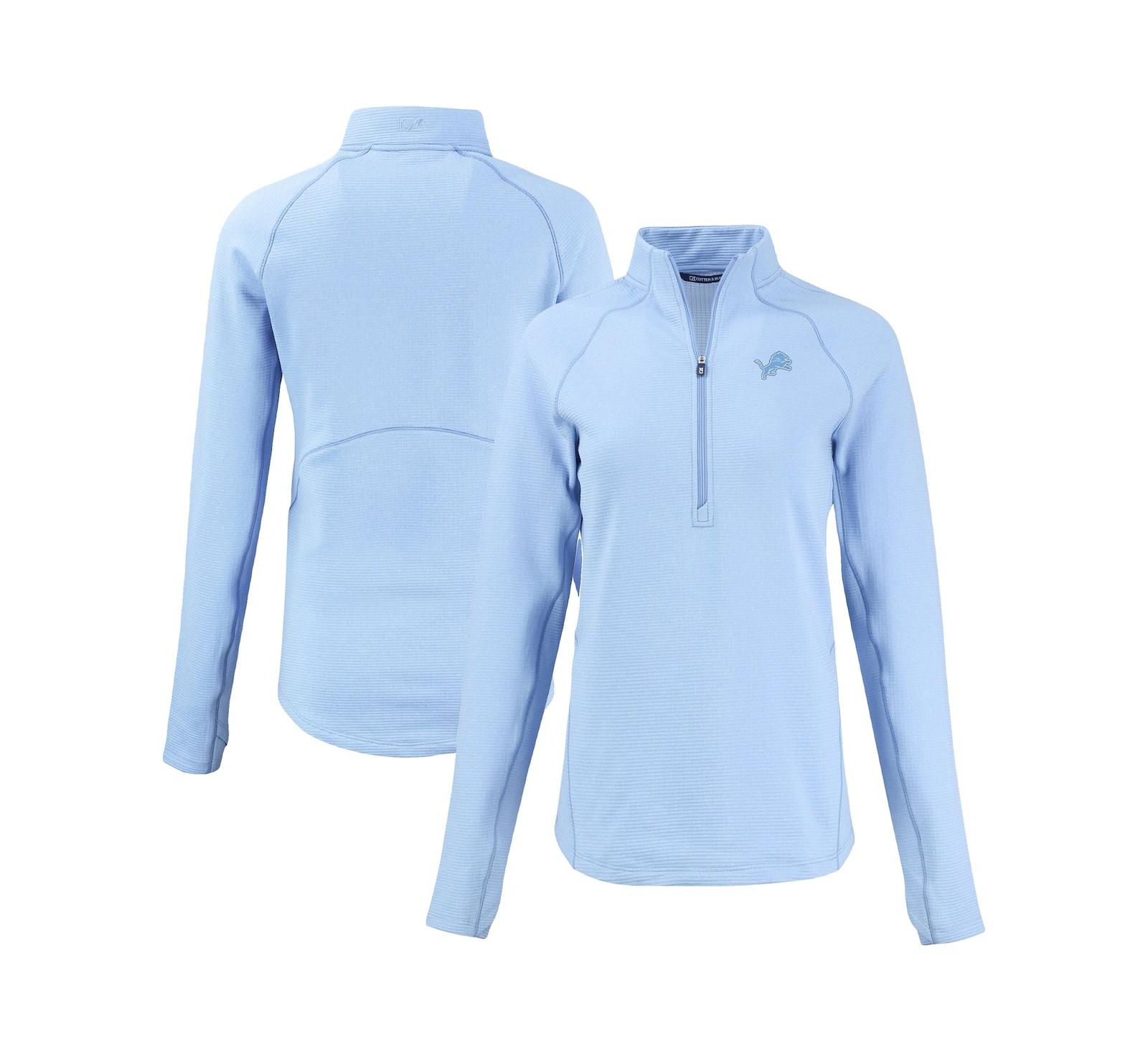 Cutter & Buck Женская толстовка на молнии из эко-флиса Peshastin, цвет Powder Blue