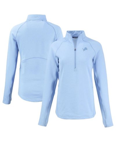 Cutter & Buck Женская толстовка на молнии из эко-флиса Peshastin, цвет Powder Blue