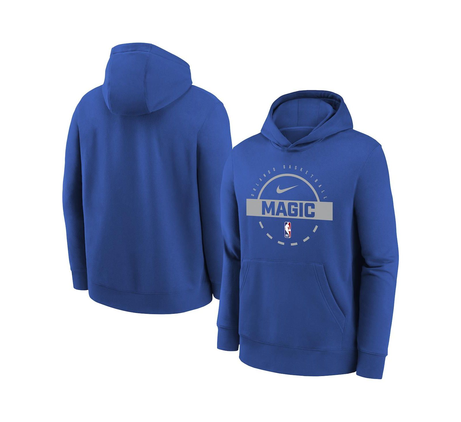 Nike Худи для мальчиков и девочек Orlando Magic 2025/26 Club Fleece синий
