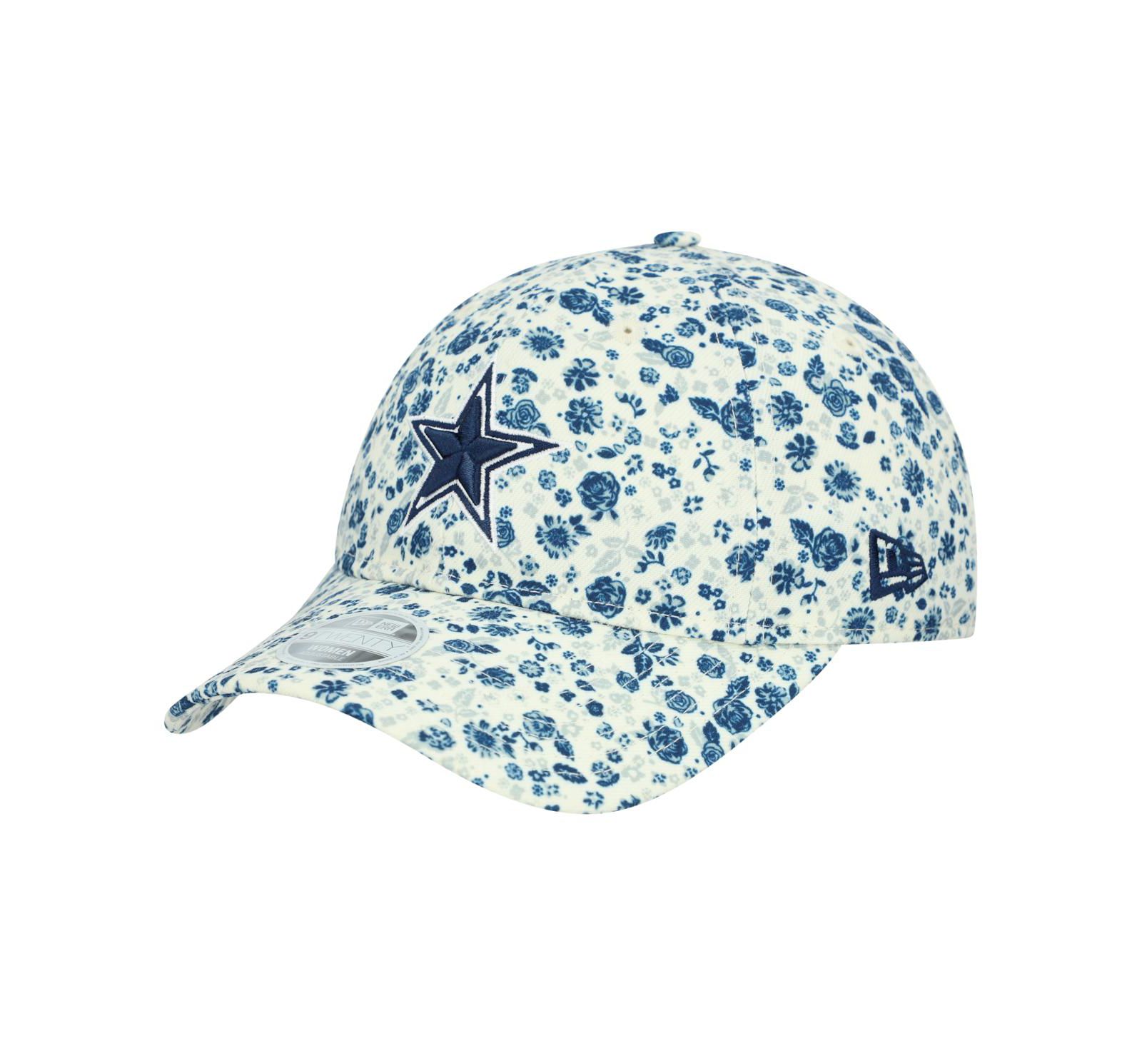 New Era Women's Cream Dallas Cowboys Ditzy 9TWENTY Adjustable Hat