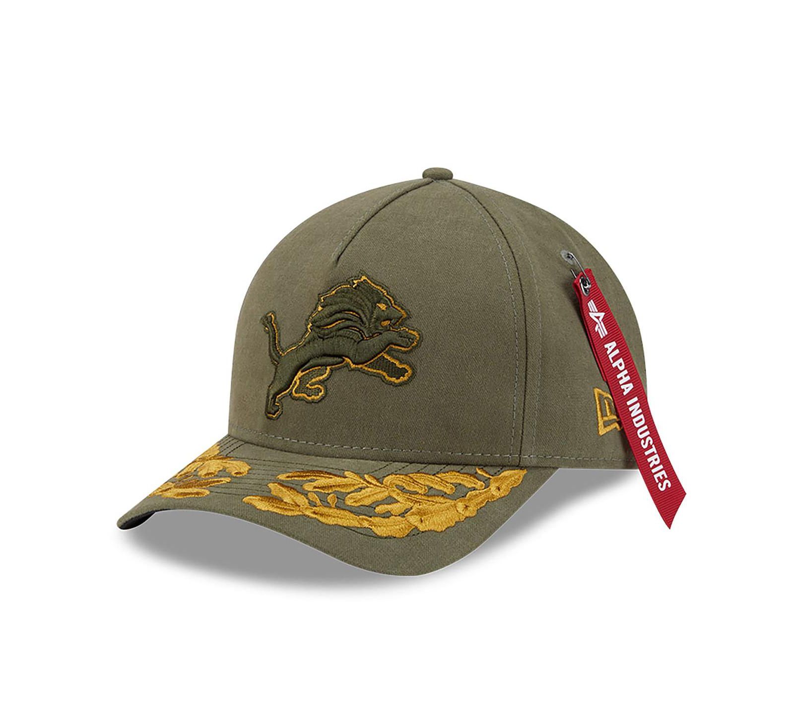 New Era x Alpha Men's Industries Detroit Lions A-Frame 9FORTY кепка